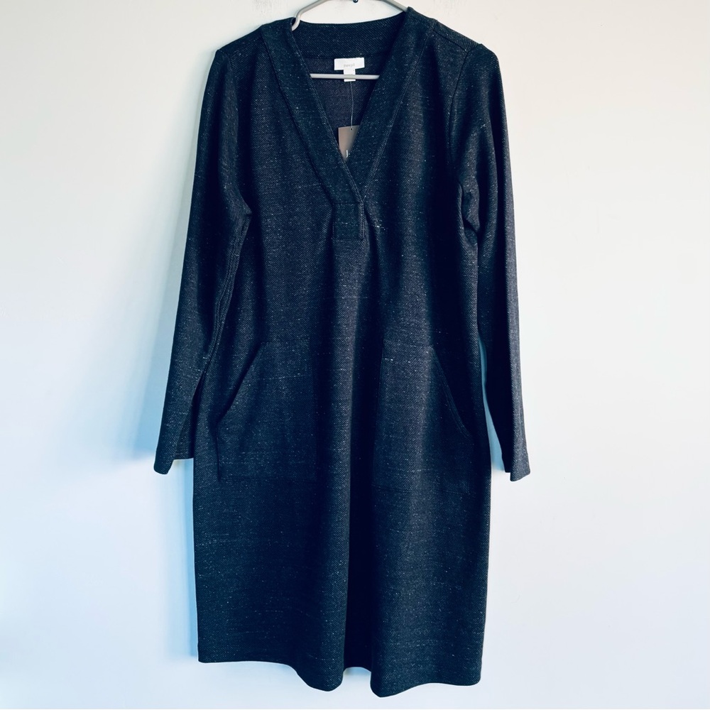 J. Jill (Pure Jill) Dress w/V-neck in Blue NWT